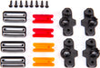 Marker light housing (4)/ marker light mount (4)/ marker light lens (red (2), amber (2))/ reverse lens (left & right)/ 1.6x5 BCS (self-tapping) (8)