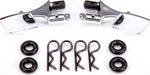 Mirrors, Side, Chrome (Left and Right)/ O-Rings (4)/ Body Clips (4) (Fits #9111 Body)