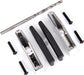 Bumper Pads/ Bumper Guards (chrome)/ 2.5x12 BCS (4)/ 2.7mm Drill Bit (fits #9126 Or #9127 Front Bumpers)