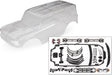 Body, Ford Bronco (clear, requires painting)/ decals/ window masks (includes grille, side mirrors, door handles, fender flares, windshield wipers, spare tire mount, clipless mounting, hardware) (requires #8080X inner fenders)