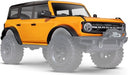 Body, Ford Bronco, Complete, Cyber Orange (Painted) (includes Grille, Side Mirrors, Door Handles, Fender Flares, Windshield Wipers, Spare Tire Mount, and Clipless Mounting) (requires #8080X Inner Fenders)