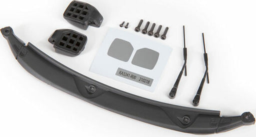 Mirrors, Side, Black (Left and Right)/ Windshield Wipers (2)/ Cowl/ 2.5X8 Bcs (3)/ 2.5X10 Cs (2)/ 1.6X5 Bcs (2) (Fits #9211 Body)
