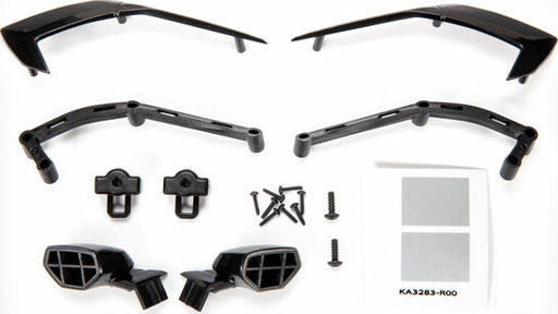 Mirrors, Side (Left and Right)/ Mounts (Left and Right)/ Trim, Side (Left and Right)/ Trim Mounts (Left and Right)/ 2.6X8Mm Bcs (2)/ 1.6X7Mm Bcs (8)