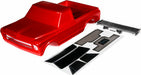 Body, Chevrolet C10, Red (Painted) (Includes Wing and Decals) (Requires #9415 Series Body Accessories To Complete Body)