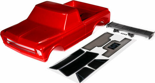 Body, Chevrolet C10, Red (Painted) (Includes Wing and Decals) (Requires #9415 Series Body Accessories To Complete Body)