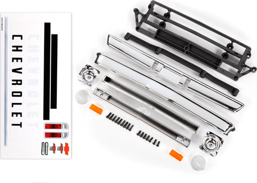 Body accessories, Chevrolet C10, chrome (includes grille (upper & lower), headlight housings (left & right), bumpers (front & rear), mounting retainers and hardware)