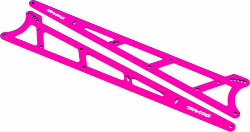 Side Plates, Wheelie Bar, Pink (aluminum) (2)
