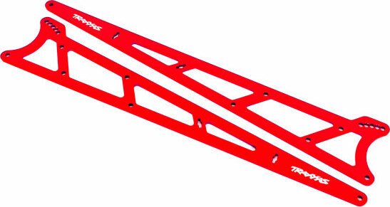 Side Plates, Wheelie Bar, Red (aluminum) (2)