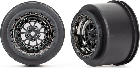 Wheels, Weld Black Chrome (rear) (2)