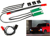 LED light set, front, complete (white) (includes light harness, power harness, zip ties (3))