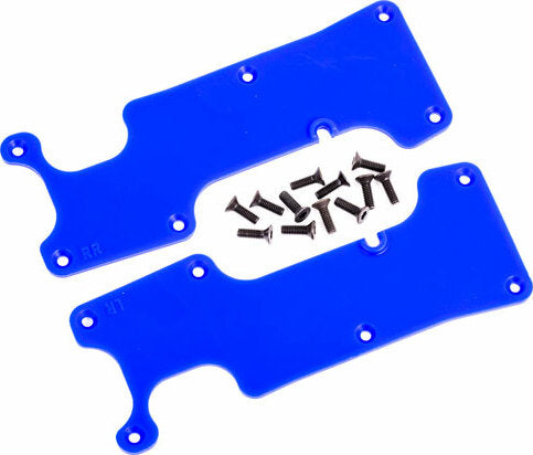 Suspension Arm Covers, Blue, Rear (Left and Right)/ 2.5x8 CCS (12)
