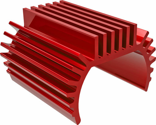 Heat Sink, Titan® 87T Motor (6061-T6 Aluminum, Red-Anodized)