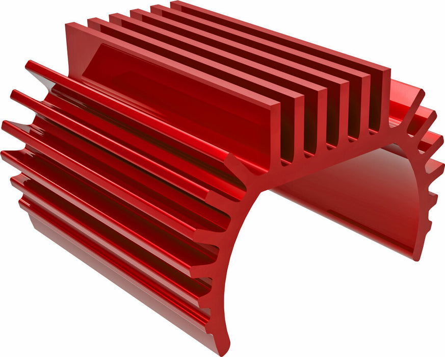 Heat Sink, Titan® 87T Motor (6061-T6 Aluminum, Red-Anodized)