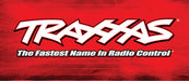 Traxxas racing banner, red & black (3x7 feet)