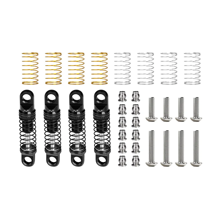 ALLOY ADJUSTABLE SHOCK SET (4) 22 MM AXIAL 1/30 SCX30 FORD BRONCO SCX30