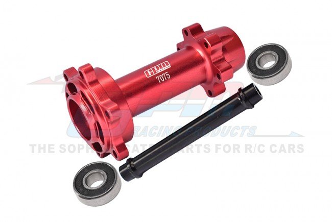 PROMOTO-MX MOTORCYCLE Aluminum 7075-t6 Rear Wheel Hub Hex (Larger Inner Bearings)RED