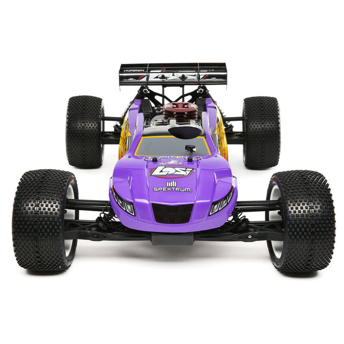 1/8 8IGHT-T 4WD Nitro Truggy RTR, Purple/Yellow