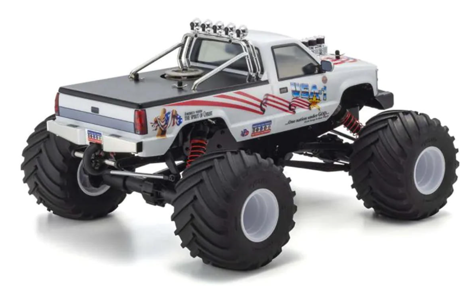 Kyosho Monster Kruiser Nitro USA-1 GP 1/8 ReadySet Monster Truck w/Syncro KT-231P+ 2.4GHz Radio