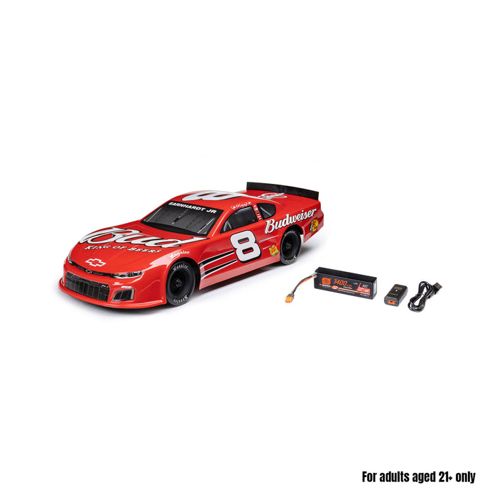 1/12 ALM RC Race Car Dale Earnhardt Jr. No. 8 2025 Budweiser Chevrolet ZL1 2S AWD On-Road (Battery & Charger Included), Red