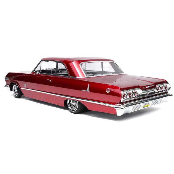 1:10 1963 Chevrolet Impala Hopping Lowrider Candy Apple Red