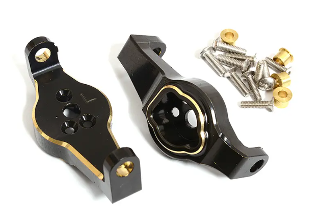 Brass Alloy 49g Each Caster Blocks for Traxxas TRX-4 Scale & Trail Crawler