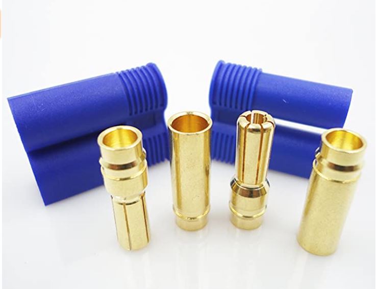 EC5 Bullet Banana Plug Connector Female Male 5mm Bullet Gold Connector