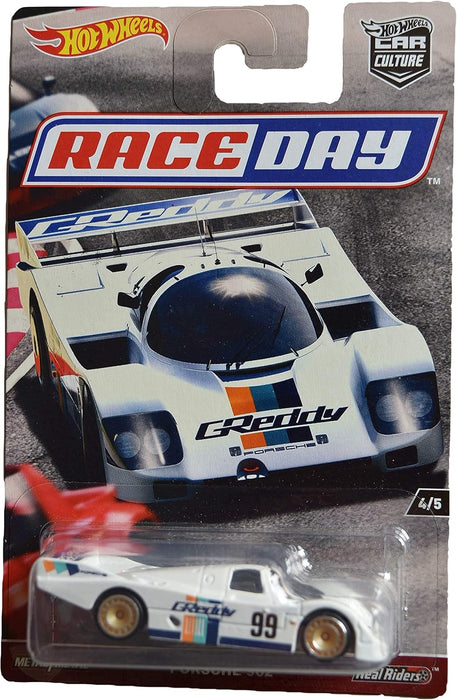 Hot Wheels Porsche 962, [White] Race Day 4/5
