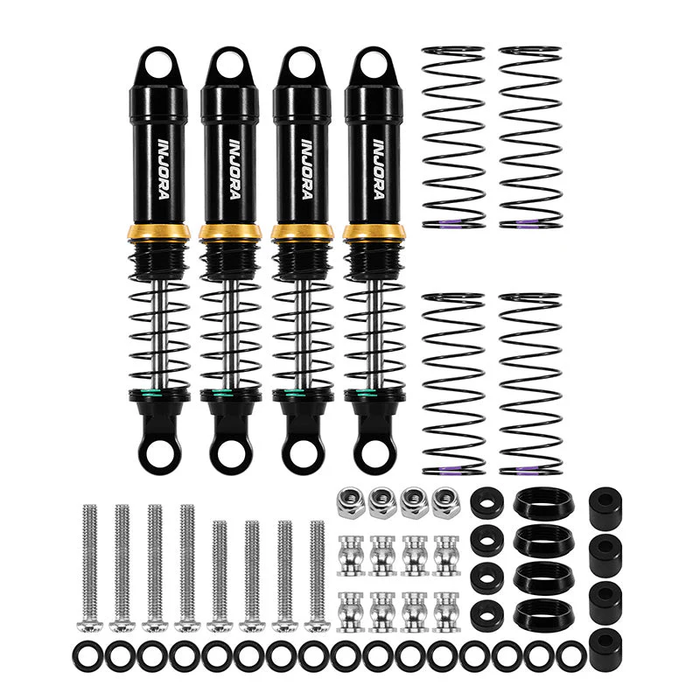 LS 59mm Aluminum Oil Shocks for 1/18 Redcat Ascent-18 HPI Venture18