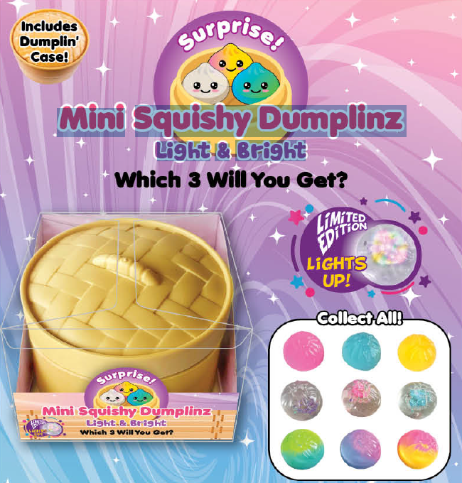 Surprise Mini Squishy Dumplinz Light & Bright