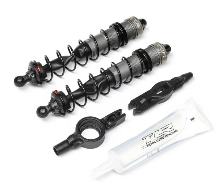 Rear Shock Set, 135mm, Assembled (2): 8XT