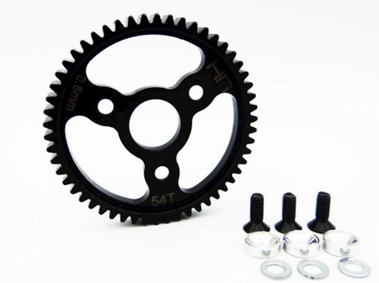 Hot Racing Traxxas 32P Steel Spur Gear (Silver) (54T)