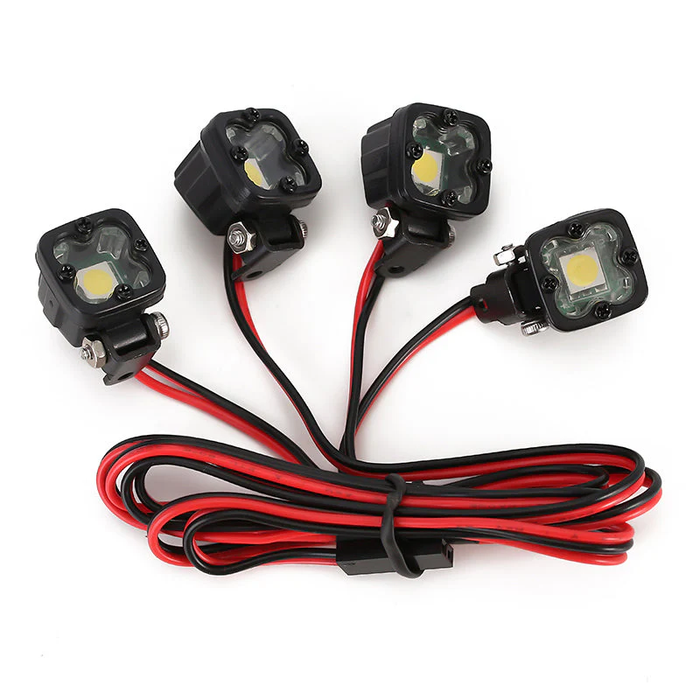 Bright LED Lights Headlight Spotlight for 1/10 RC Crawler
