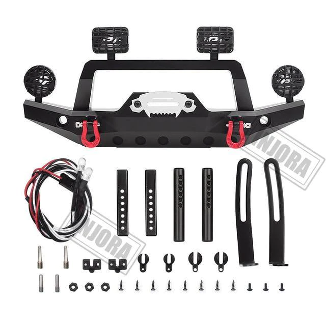Metal Front Bumper With LED Light For Traxxas TRX-4 Sport 82024-4