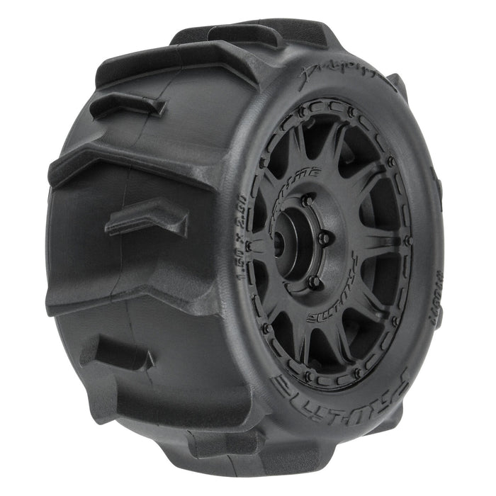1/18 Dumont F/R Tires MTD 12mm Black Raid (4): Granite GROM