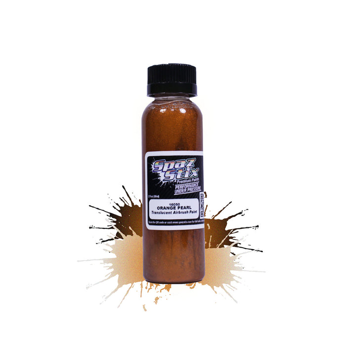 Orange Pearl AIRBRUSH Ready Paint  2OZ  Bottle