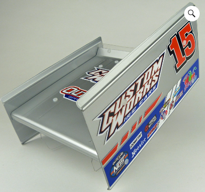 FLAT 7″x7″ SPRINT TOP WING w/Mounts