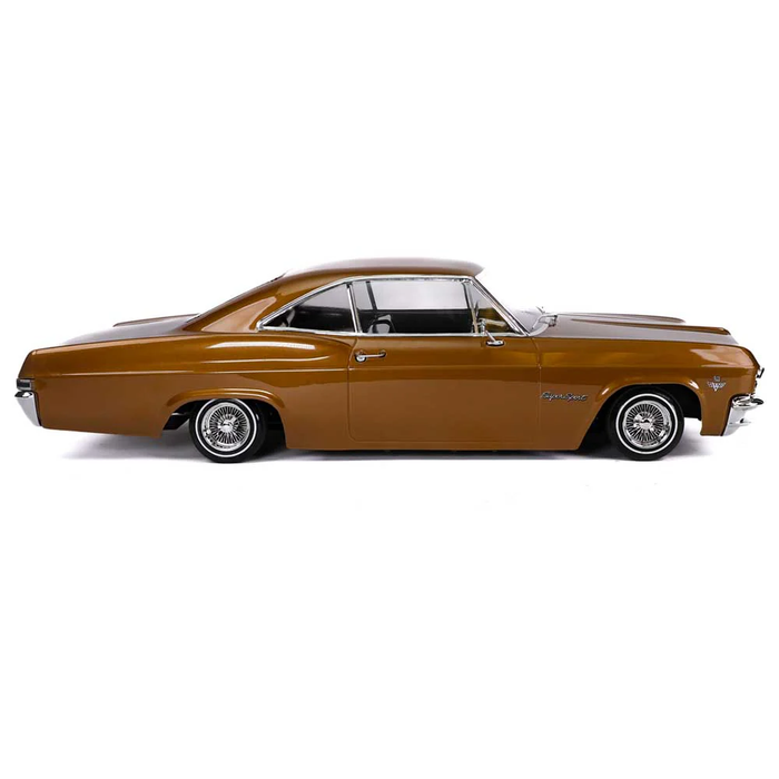 1:10 1965 Chevrolet Impala Hopping Lowrider Root Beer