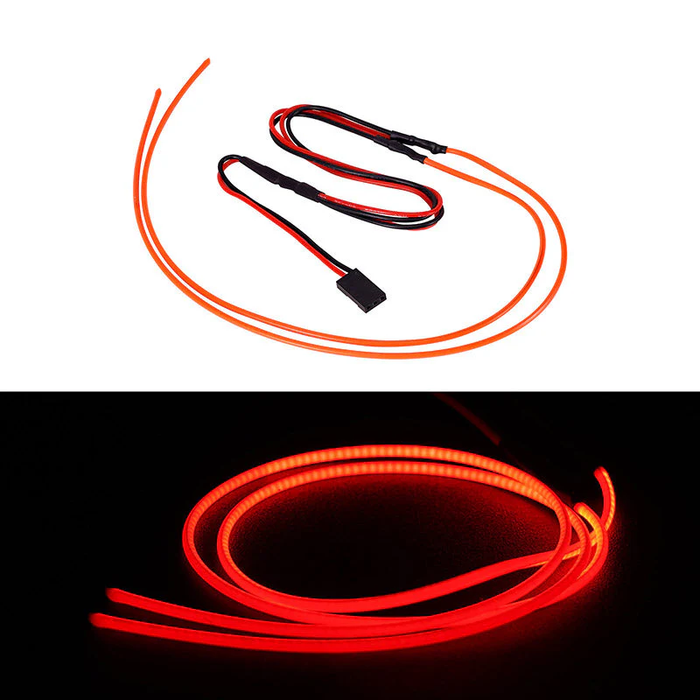 Flexible Cuttable LED Strip Lights for RC Cars Red