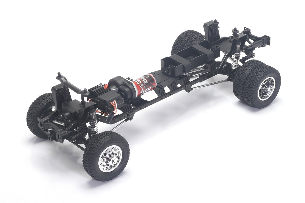 Ready to Run Vintage Inspired Lifted Dually
The Sicario 1/10 RTR Custom Dually Truck combines vintage charm with modern off-road capability. Featuring a classic four-door pickup design reminiscent of 1960s American trucks, it sports a sculpted front...