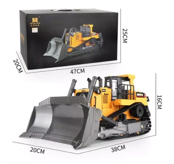Huina 1554 Eleven Channel 1:16 Remote Control Heavy Bulldozer
