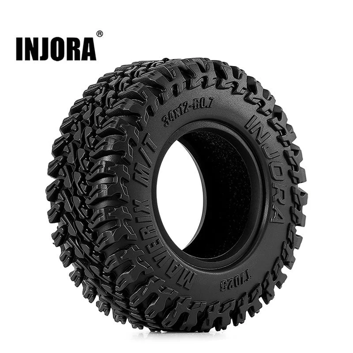 0.7" 34*12mm MAVERIX M/T Tires for 1/30 SCX30