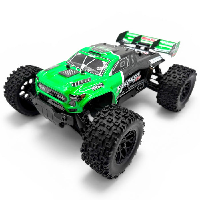Furago XD 4WD 2S Small Scale,  RTR Monster Truck, Green