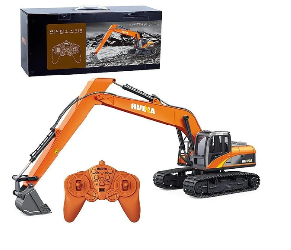 Huina 1551 1:14 Scale Remoted Controlled Excavator with Longer Extended Arm