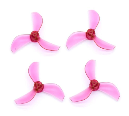 NBD Azi (Tri Blade) 31mm Micro Props 1.0mm Shaft (Pink)