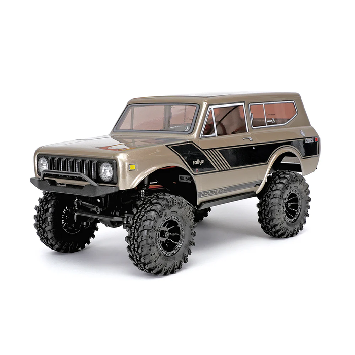 Redcat Ascent-18 International Scout II Brushless - 1/18 Scale Brushless Electric Rock Crawler-Gold Dust