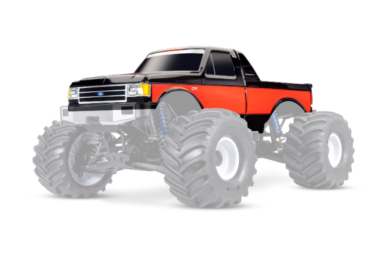 Black X-Monster Ford F-150 Body Traxxas XMAXX MT