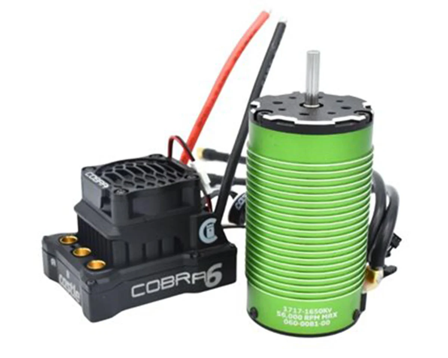 Castle Creations Cobra 6 8S 1/6 Brushless ESC & Motor Combo (1650kV) w/1717 Sensored Motor
