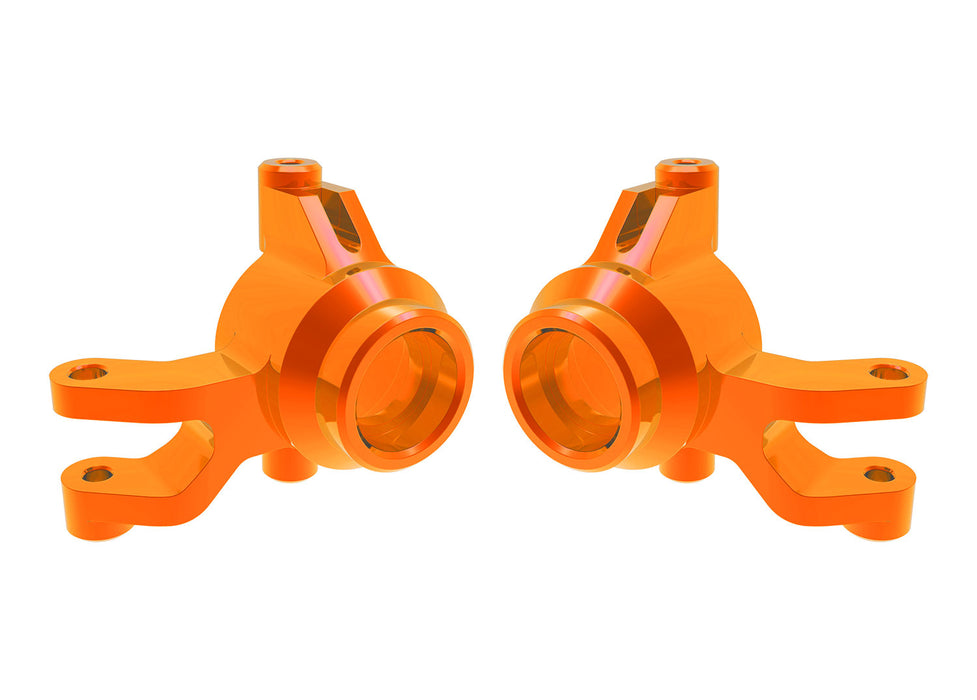 STEERING BLOCKS L&R ALUM ORNG
