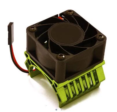36mm Motor Heatsink+40x40mm Cooling Fan 17k rpm for 1/10 TR-MT10E & TRX-4
