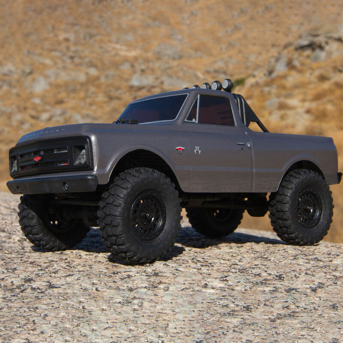1/24 SCX24 1967 Chevrolet C10 4WD Truck Brushed RTR, Silver